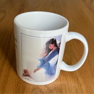 Vintage 1990s Leanin' Tree Indian Blessings White Ceramic Coffee Mug